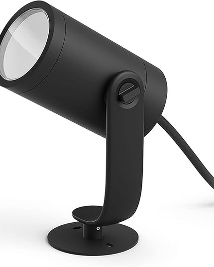 Philips Hue Lily Outdoor Smart Spot Light - White & Color Ambiance LED Walkway Lights - Low Voltage Lighting - 1 Pack - Requires Bridge and Power Supply - Control with App and Voice - Weatherproof PhilipsHue