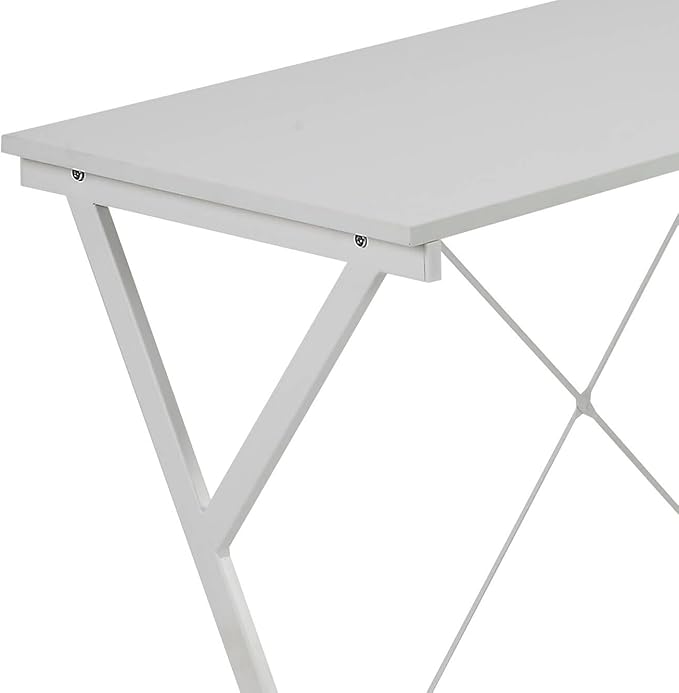 NicBex Kimberly-DW-00048-LWJ Home Office Desks, 62.5"x47.5"x28.5", White - LeafyLoom