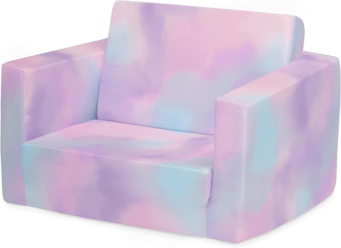 Cozee Flip-Out Chair - 2-in-1 Convertible Chair to Lounger for Kids - LeafyLoom