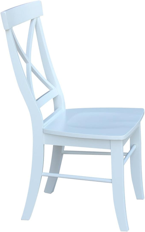 International Concepts X Back Chair, Wood - LeafyLoom