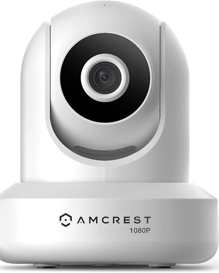 Amcrest 1080P WiFi Security Camera 2MP Indoor Pan/Tilt Wireless IP Camera, IP2M-841W (White) Amcrest