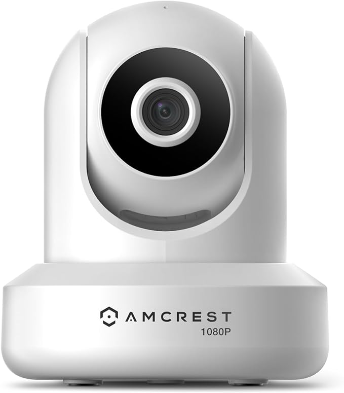Amcrest 1080P WiFi Security Camera 2MP Indoor Pan/Tilt Wireless IP Camera, IP2M-841W (White) Amcrest