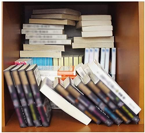 Bookshelf Innovation Made in Japan, Manga organizing kit (2Levels, Black) - LeafyLoom