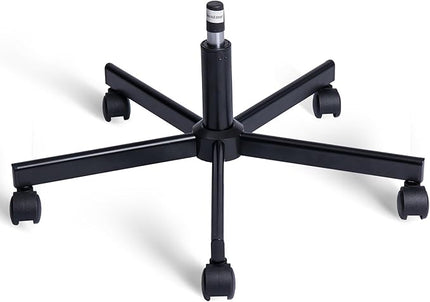 Purgreen Home Office Swivel Chair Base – Durable, Steady and Easy Installation – Perfect for Criss Cross and Cross Legged Chairs with Replacement Casters (Blcak, Gas Lift+Base+Wheel) - LeafyLoom