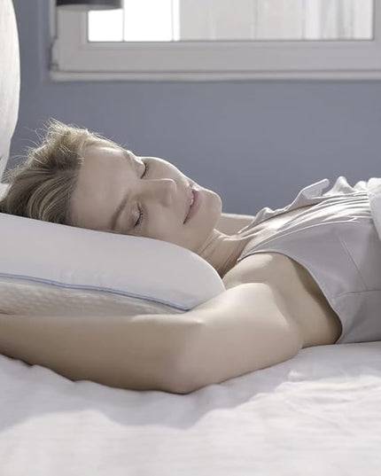 Side Sleeper Pillow - Bed Pillow - Cooling Pillow - My Skin Friendly Memory Foam Pillow - Pillow Cover Cervical Pillow Orthopedic Pillow Supports Posture Neck Bed Pillow Sleeping Pillow - LeafyLoom
