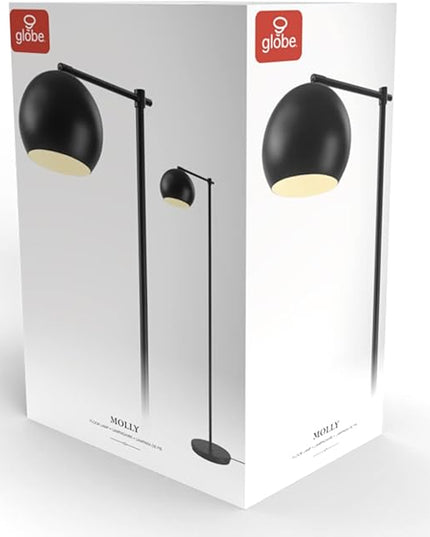 Globe Electric 67503 Floor Lamps, Molly (Black) - LeafyLoom