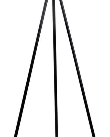 Catalina Lighting 19973-000 Mid-Century Modern Tripod Floor Lamp, Standing Lamp, Living Room Floor Light, LED Bulb NOT Included, 61.25", Black - LeafyLoom