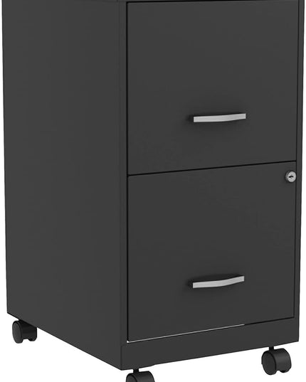 Lorell LLR00061 - SOHO File/File 2-Drawer Mobile File Cabinet - LeafyLoom