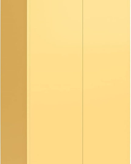 Novogratz Cache Tall 2 Door Metal Locker Cabinet, Yellow - LeafyLoom