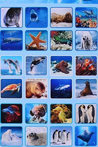 Georgie Porgy Children Projector Toys Educational Science Set Wall Ceiling Tent Torch Flashlight for Kids Gifts for Boys Girls (Sea Animal) - LeafyLoom
