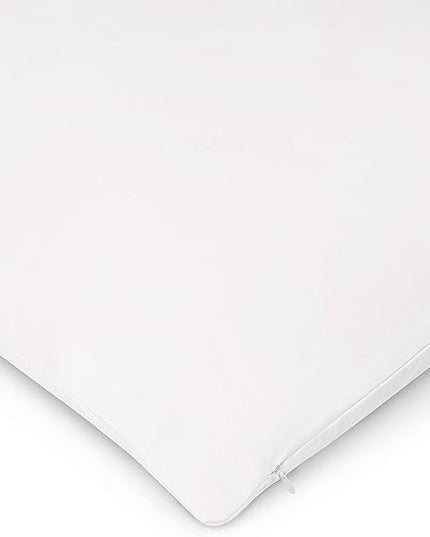 American Talalay Latex Medium Support High Profile Bed Pillow for Sleeping with Luxurious 100% Cotton Sateen, 400TC Cover, Queen Dual Pack – Made in USA - LeafyLoom