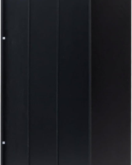 STARY 5 Shelf Black Bookcase 60 inch Tall Wood Bookshelf for Bedroom - LeafyLoom