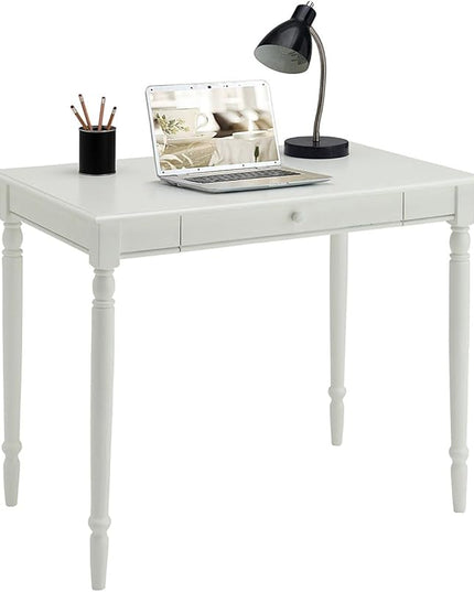 Convenience Concepts French Country Desk, White - LeafyLoom