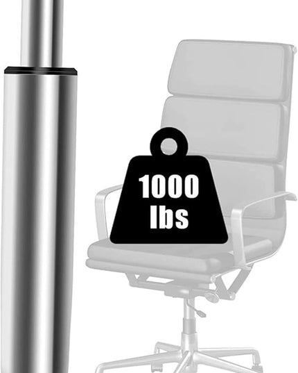 5.5 inch Office Chair Cylinder Replacement,Heavy Duty Gas Lift Cylinder for Office Desk Chairs/Gaming Chair,Gas Lift Hydraulic/Pneumatic Piston, Universal Size (Silver) - LeafyLoom