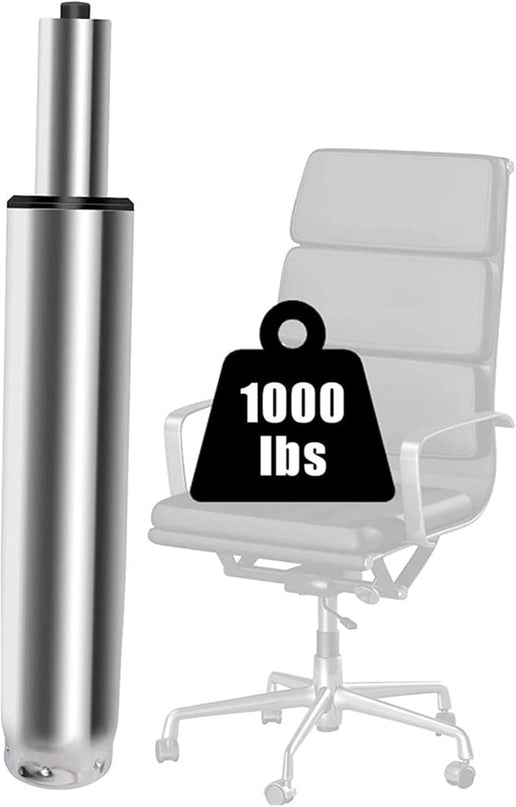 5.5 inch Office Chair Cylinder Replacement,Heavy Duty Gas Lift Cylinder for Office Desk Chairs/Gaming Chair,Gas Lift Hydraulic/Pneumatic Piston, Universal Size (Silver) - LeafyLoom