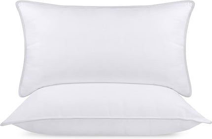 Utopia Bedding Bed Pillows for Sleeping (White), King Size, Set of 6, Hotel Pillows, Cooling Pillows for Side, Back or Stomach Sleepers - LeafyLoom