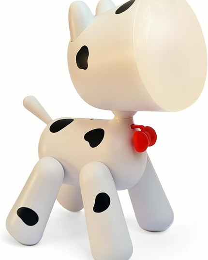 Spotlights: The Original, Cute, LED Dog lamp: Kids Desk lamp, Kids Night lamp, Kids Reading lamp, Nursery lamp, Dorm lamp. Great Gift idea for Dog Lovers. Add Spots or Leave White - LeafyLoom