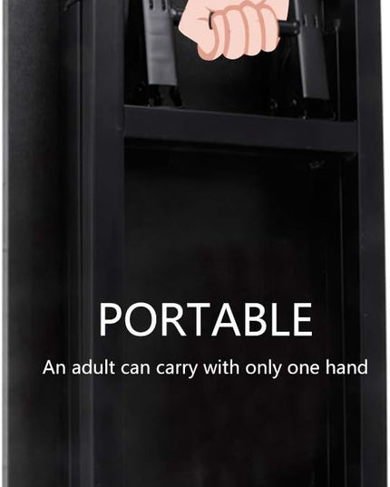 Folding Desk, 31.5 inch No Assembly Folding Desks for Small Spaces, Sturdy Foldable Computer Desk, Multi-Purpose Home Office Desks, Study Writing Desk Office Table Workstation for Home Office Outdoor - LeafyLoom