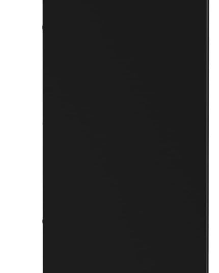 SIMPLIHOME Draper SOLID HARDWOOD 64 inch x 35 inch Mid Century Modern Wide Bookcase and Storage Unit in Black for The Living Room, Study Room and Office - LeafyLoom