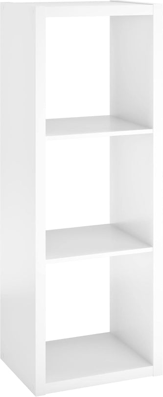 ClosetMaid 4543 Decorative Open Back 3-Cube Storage Organizer, Bleached Walnut - LeafyLoom