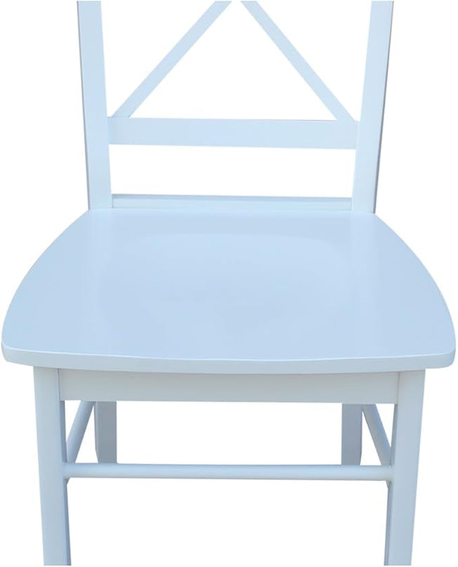 International Concepts X Back Chair, Wood - LeafyLoom