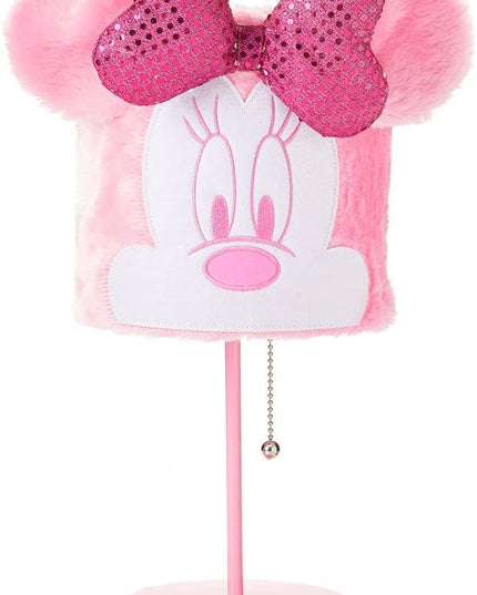 Idea Nuova Disney Minnie Mouse Plush Shade Table Lamp, Pink - LeafyLoom