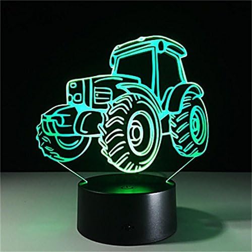 3D Night Light 3D LED USB 7 Color Change LED Table Lamp Xmas Toy Gift - LeafyLoom