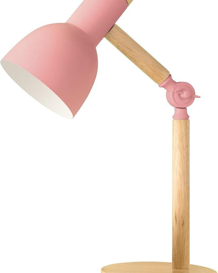 himmel Table Lamp, Adjustable Wooden Table Lamp, Children's Desk Lamp for Bedroom, Living Room, E27 Base Reading Next Lamp - LeafyLoom