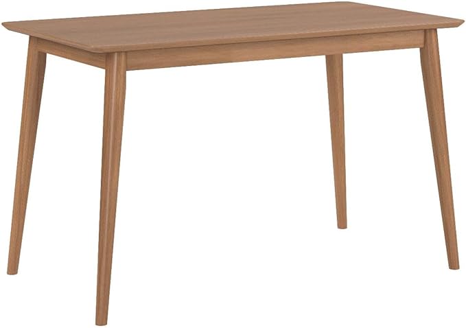 47" Dining Table Kitchen Table Dining Room Table Small Kitchen Table for Small Spaces Table Modern Home Furniture Dinner Table Rectangular (Natural) - LeafyLoom