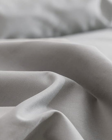 Silver Comforter Queen Light Gray Bedding Set 3 Pieces Comforter Set 1 Queen Comforter (90x90 inches) with 2 Pillowcases (20x26 inches) - LeafyLoom
