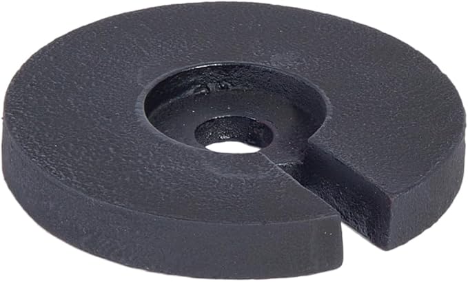 B&P Lamp® 4 Inch Diameter Cast Iron Loader for Table Lamp Counterweight - 1.45 pounds - LeafyLoom
