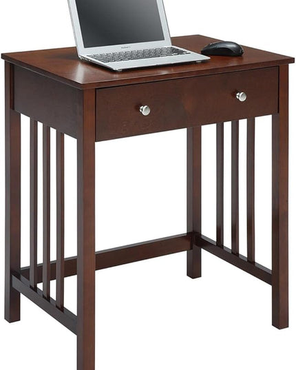 Convenience Concepts Designs2Go Mission Desk with Keyboard Drawer, Espresso - LeafyLoom