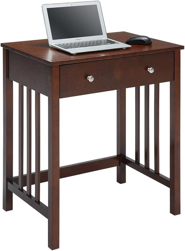 Convenience Concepts Designs2Go Mission Desk with Keyboard Drawer, Espresso - LeafyLoom