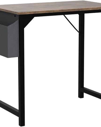 Small Computer Desk 31 Inch Small Office Desk Writing Desks Home Office Desks Small Space Desk Study Table Modern Simple Style Work Table with Storage Bag Headphone Hook Metal Frame for Home, Bedroom - LeafyLoom