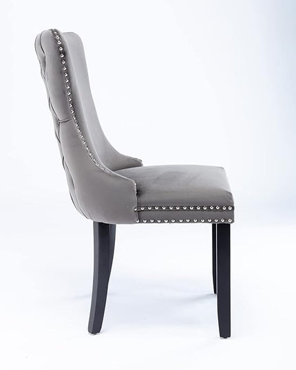 NicBex Haerin-SD-00115-LWJ Dining Chairs, 27.4"x20.4"x37.4", Gray - LeafyLoom