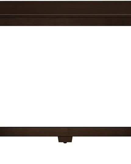 Max & Lily Solid Wood Desk, 40 Inches, Espresso - LeafyLoom