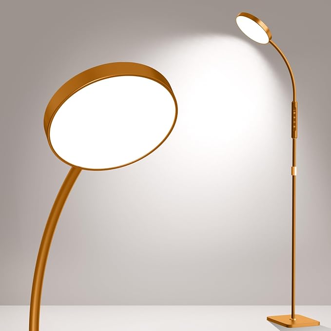 Floor Lamp, Super Bright Living Room Floor Lamp, Pink - LeafyLoom
