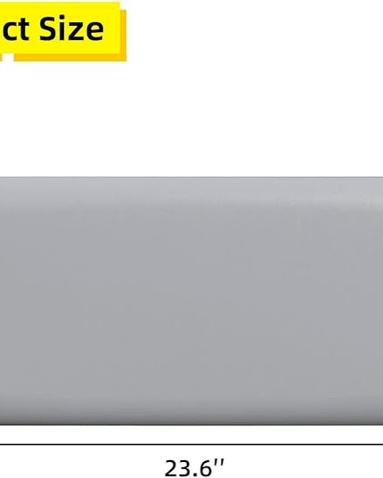 Peel and Stick Headboard for Twin and king in Grey Headboard panels for wall, 3D Anti-Collision Wall Panel, Self-Adhesive Bedroom/Living Room Upholstered Wall Panel (9 Panels/11.8" x 23.6") - LeafyLoom