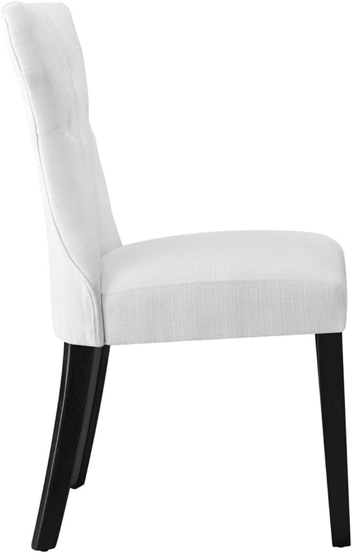 Modway Silhouette Chair, White 24.5 x 18 x 36 - LeafyLoom