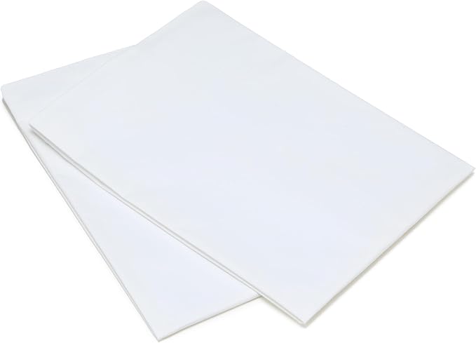 Amazon Basics Down Alternative Pillows, Soft Density For Stomach and Back Sleepers, Standard, Pack of 2, White, 26 in L x 20 in W - LeafyLoom