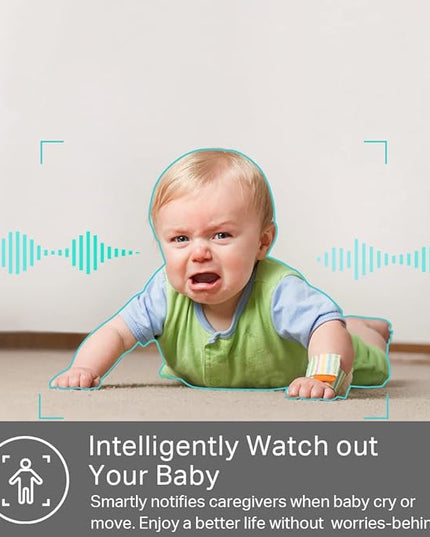 Kasa Smart 2K QHD Indoor Security Camera, Person/Baby Crying/Motion Detection, 2-Way Audio, 30Ft. Night Vision, Cloud/SD Card Storage(Up to 256 GB), Works with Alexa & Google Home (KC400) KasaSmartbyTP-Link