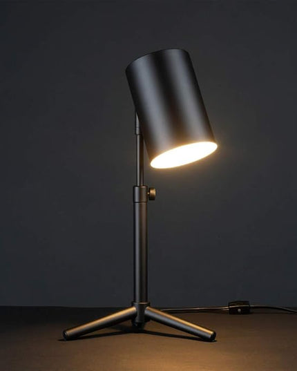 Globe Electric 52899 Pratt Desk Lamp, 18 in 1-Light, Matte Black Tripod Base - LeafyLoom