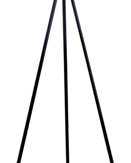 Catalina Lighting 19973-000 Mid-Century Modern Tripod Floor Lamp, Standing Lamp, Living Room Floor Light, LED Bulb NOT Included, 61.25", Black - LeafyLoom