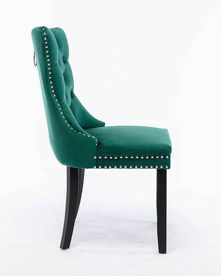 NicBex Haerin-SD-00096-LWJ Dining Chairs, 25.5"x19.7"x37.4", Green - LeafyLoom