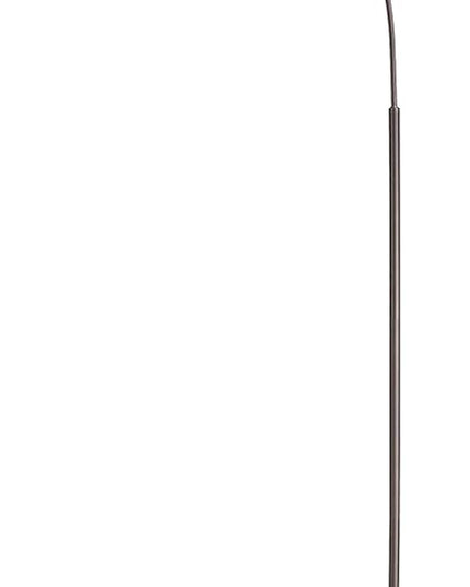 Arch Floor Lamp with Remote Control, Farmhouse Industrial Standing Lamp, 70” Dimmable Tall Lamp with 360° Adjustable Hanging Metal Shade, Over Couch Lamps with 9W LED Bulb (Oil Rubbed Bronze) - LeafyLoom