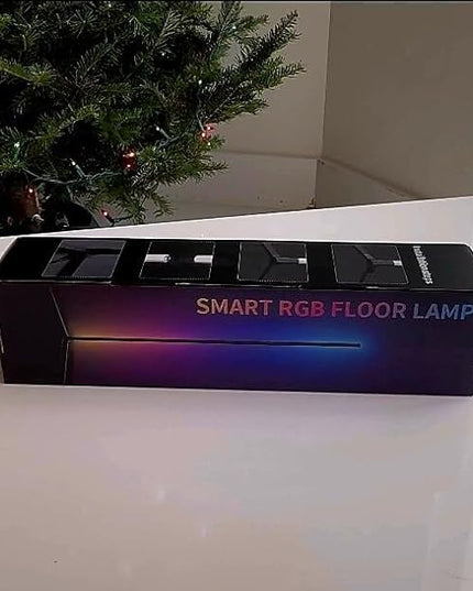 Smart RGB LED Floor Lamp 60" with 16 million DIY Colours Music Sync Bluetooth Mobile App Color Changing Ambient Lighting Fixture for Bedroom Gaming Living Room Home Office - LeafyLoom