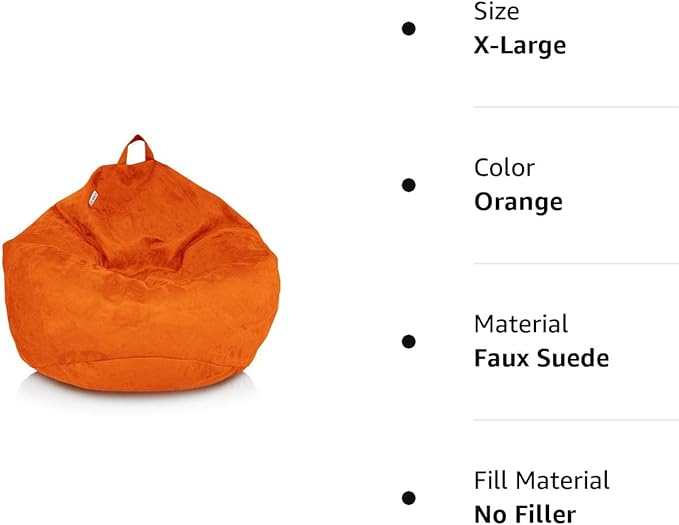Bean Bag Stuffed Animal Storage Or Cover | No Filler | Extra Large | for Adults Or Kids | Double Stitched | Durable Zipper | Premium Microsuede - LeafyLoom