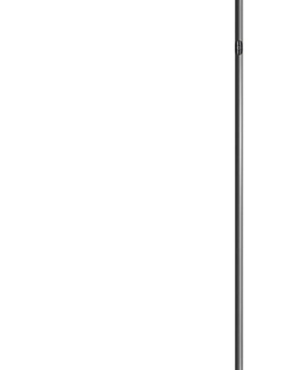 Brightech Sky LED Floor lamp, Torchiere Super Bright Floor Lamp for Living Rooms & Offices - Dimmable, Tall Standing Lamp for Bedroom Reading - Black Chrome - LeafyLoom