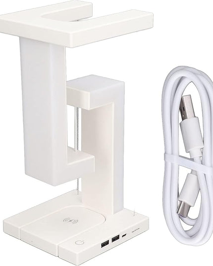 Hilitand Unique Modern Magnetic Levitating Lamp 3 Gears Touching Switch Charging Decorative LED Night Light - LeafyLoom