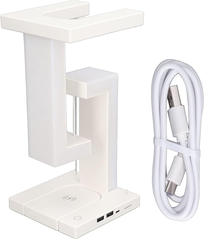 Hilitand Unique Modern Magnetic Levitating Lamp 3 Gears Touching Switch Charging Decorative LED Night Light - LeafyLoom